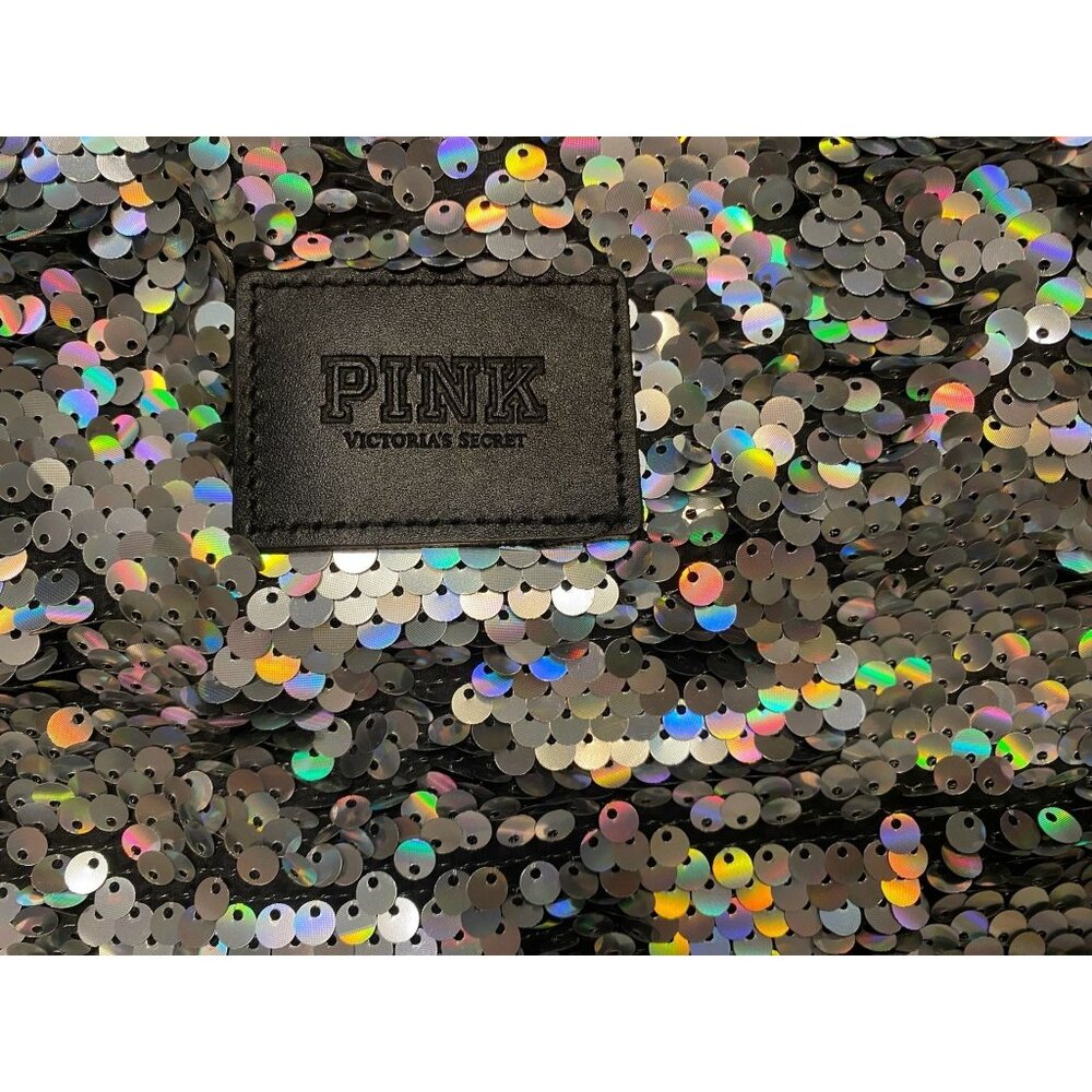 Vintage Sequin Tote Bag – Victoria’s Secret PINK – New With Tags - Picture 4 of 9
